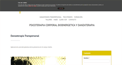 Desktop Screenshot of danzaterapia.org