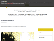 Tablet Screenshot of danzaterapia.org